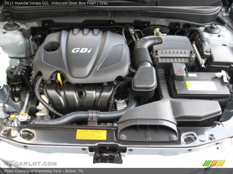 Iridescent Silver Blue Pearl / Gray 2013 Hyundai Sonata GLS