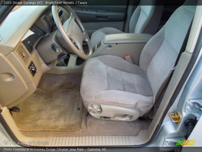 Front Seat of 2003 Durango SXT