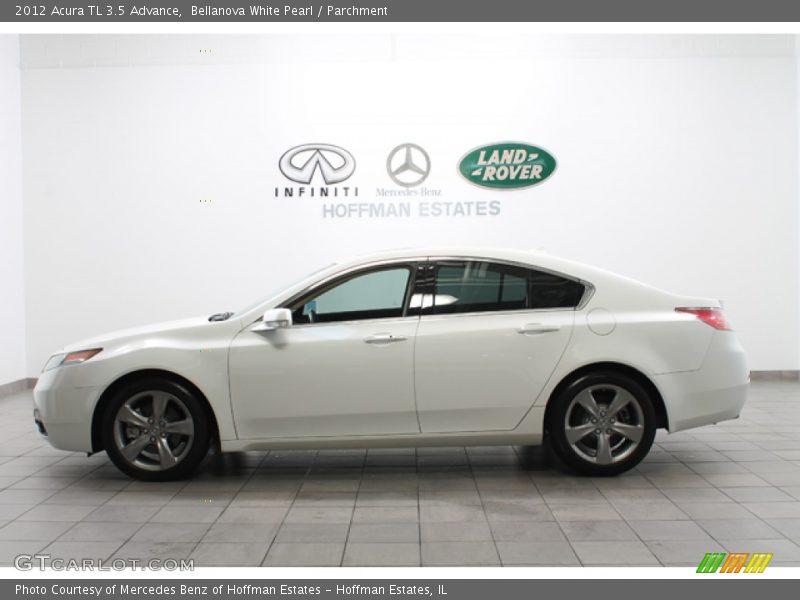 Bellanova White Pearl / Parchment 2012 Acura TL 3.5 Advance