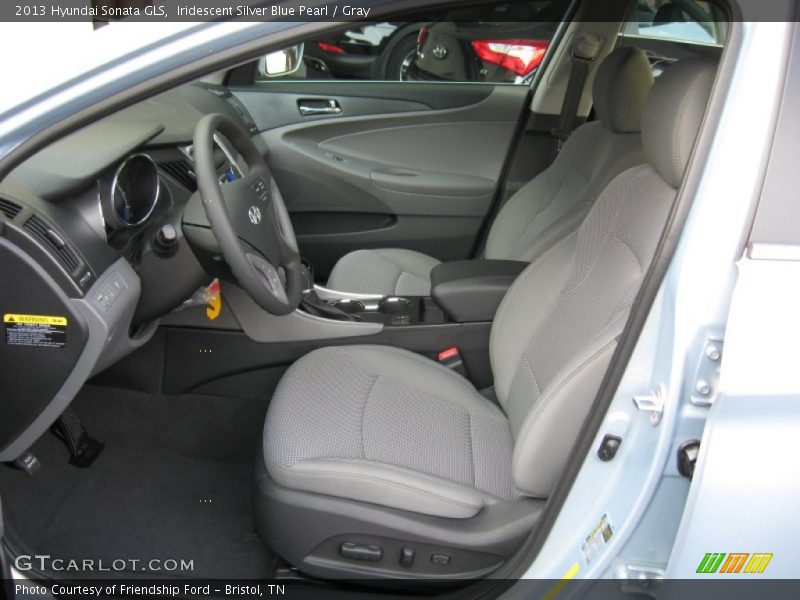 Iridescent Silver Blue Pearl / Gray 2013 Hyundai Sonata GLS