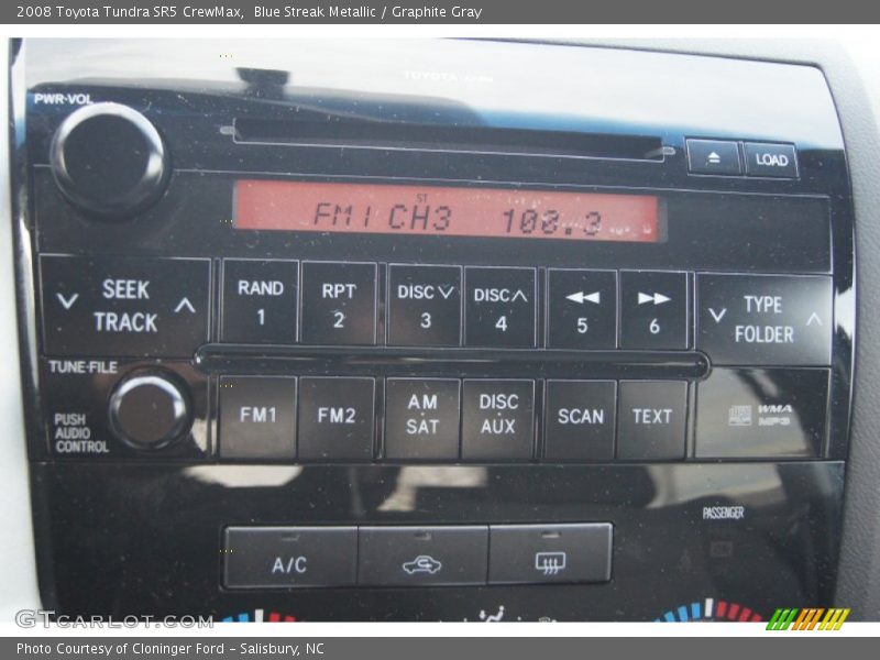 Blue Streak Metallic / Graphite Gray 2008 Toyota Tundra SR5 CrewMax