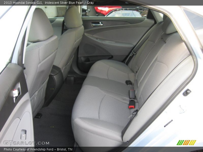 Iridescent Silver Blue Pearl / Gray 2013 Hyundai Sonata GLS
