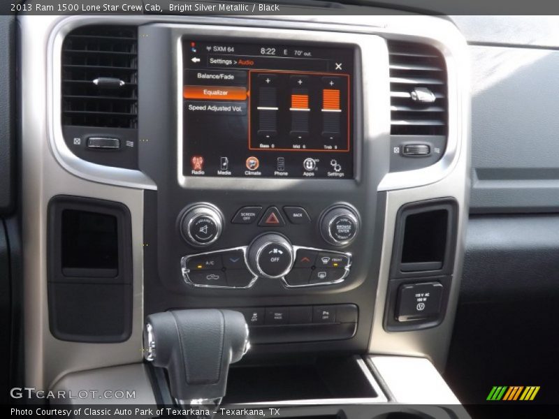 Bright Silver Metallic / Black 2013 Ram 1500 Lone Star Crew Cab