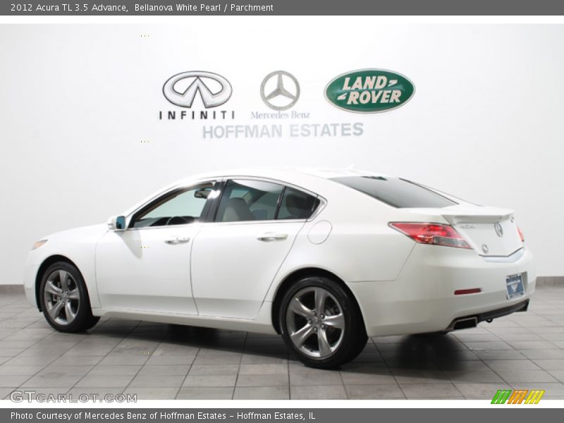 Bellanova White Pearl / Parchment 2012 Acura TL 3.5 Advance