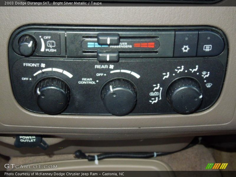Controls of 2003 Durango SXT