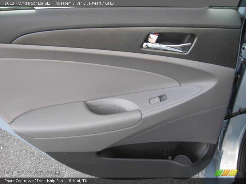 Iridescent Silver Blue Pearl / Gray 2013 Hyundai Sonata GLS