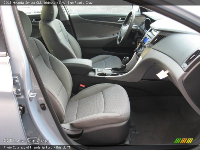Iridescent Silver Blue Pearl / Gray 2013 Hyundai Sonata GLS