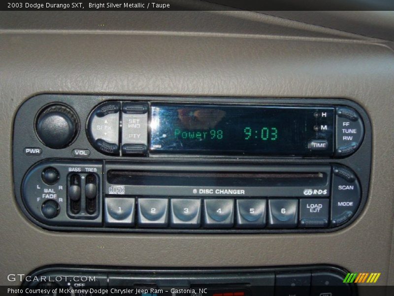 Audio System of 2003 Durango SXT