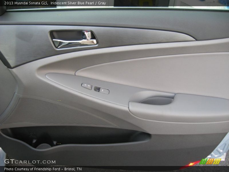 Iridescent Silver Blue Pearl / Gray 2013 Hyundai Sonata GLS