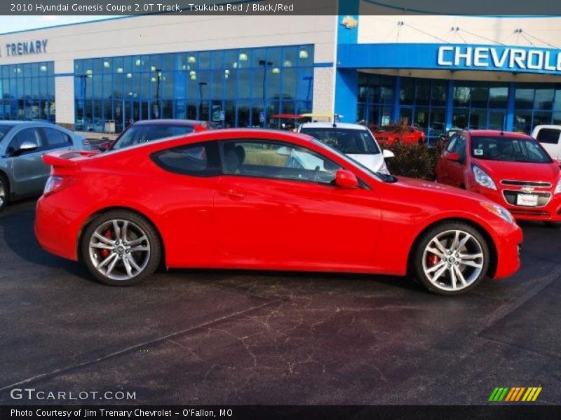 Tsukuba Red / Black/Red 2010 Hyundai Genesis Coupe 2.0T Track