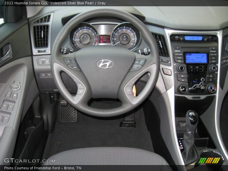 Iridescent Silver Blue Pearl / Gray 2013 Hyundai Sonata GLS