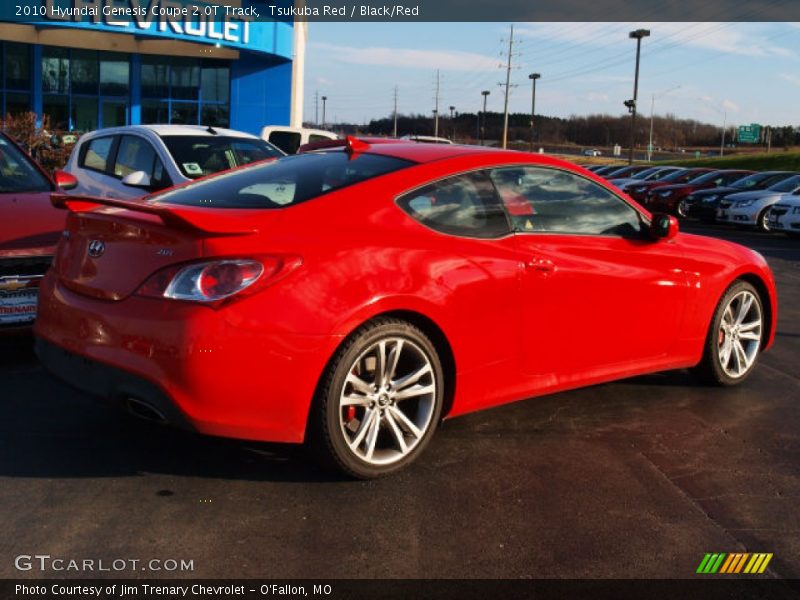 Tsukuba Red / Black/Red 2010 Hyundai Genesis Coupe 2.0T Track