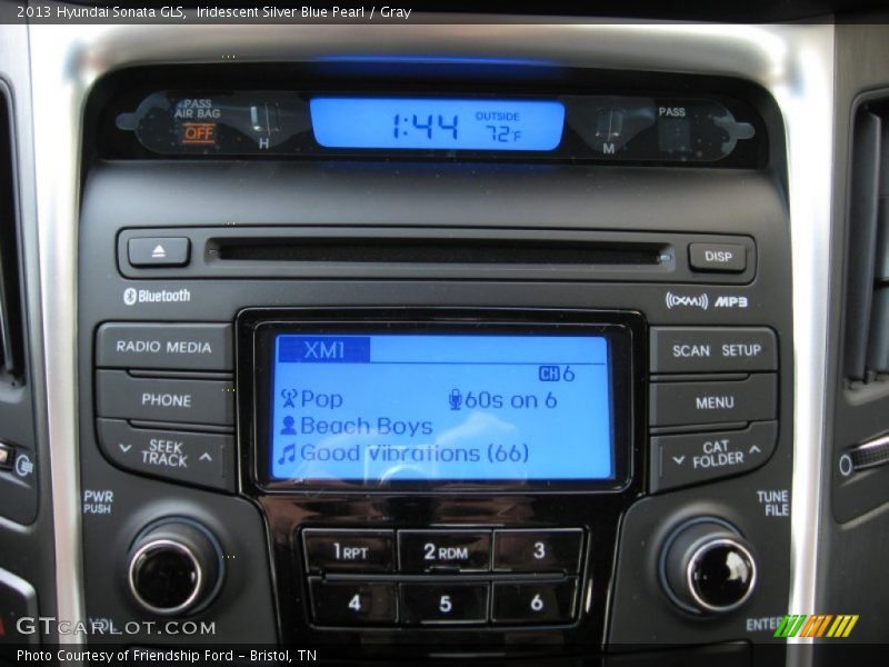 Iridescent Silver Blue Pearl / Gray 2013 Hyundai Sonata GLS