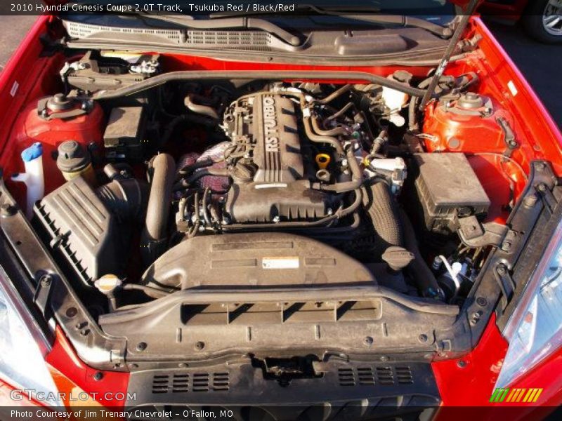 Tsukuba Red / Black/Red 2010 Hyundai Genesis Coupe 2.0T Track