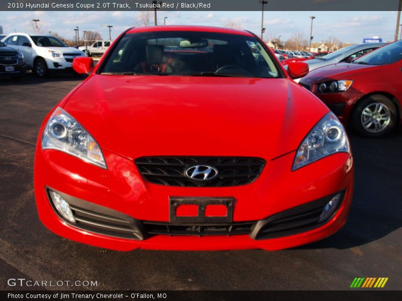 Tsukuba Red / Black/Red 2010 Hyundai Genesis Coupe 2.0T Track
