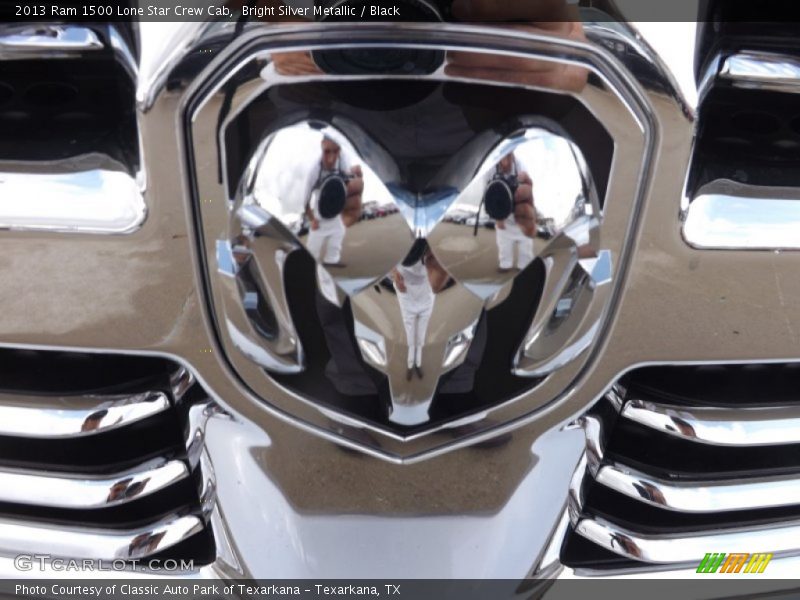 Bright Silver Metallic / Black 2013 Ram 1500 Lone Star Crew Cab