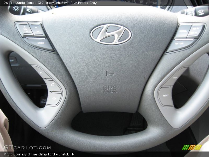 Iridescent Silver Blue Pearl / Gray 2013 Hyundai Sonata GLS