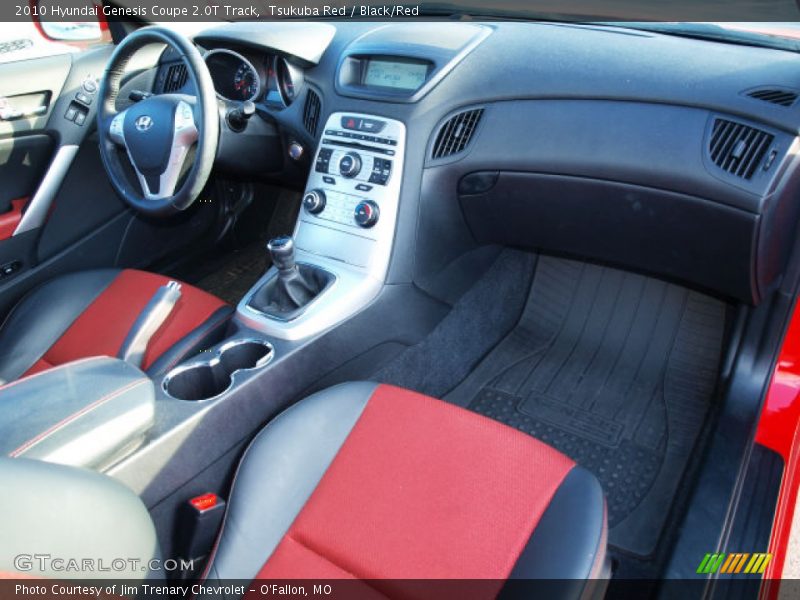 Tsukuba Red / Black/Red 2010 Hyundai Genesis Coupe 2.0T Track
