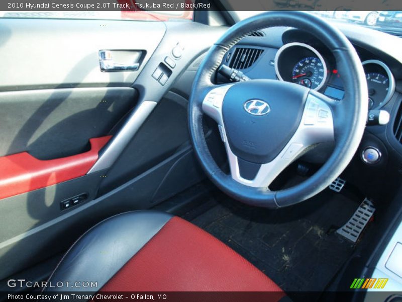 Tsukuba Red / Black/Red 2010 Hyundai Genesis Coupe 2.0T Track