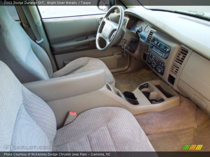 Bright Silver Metallic / Taupe 2003 Dodge Durango SXT