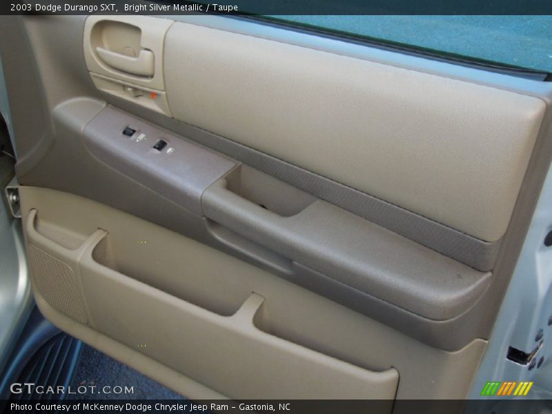 Bright Silver Metallic / Taupe 2003 Dodge Durango SXT