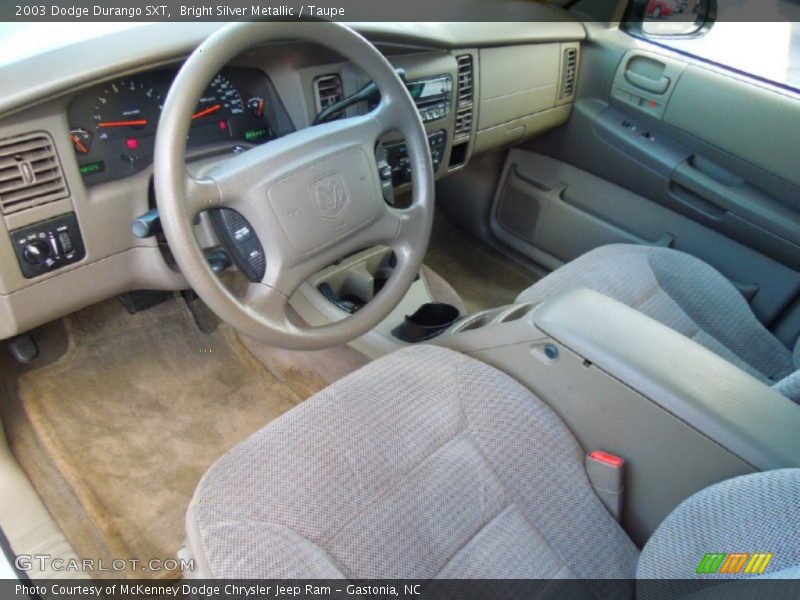 Taupe Interior - 2003 Durango SXT 