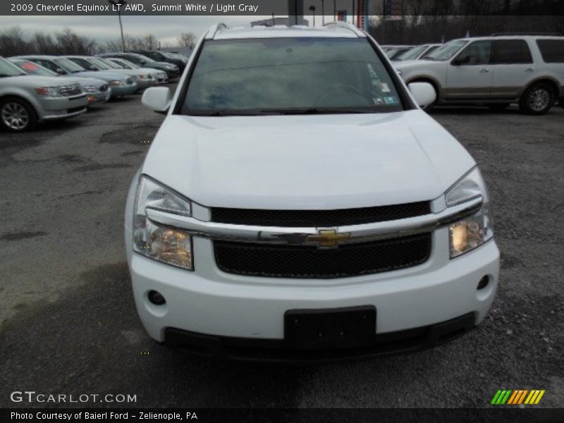 Summit White / Light Gray 2009 Chevrolet Equinox LT AWD