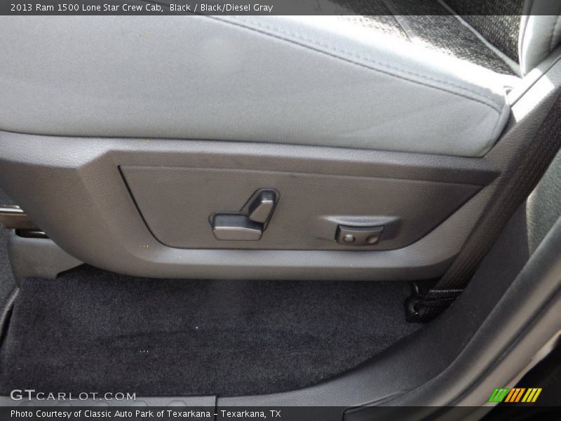 Black / Black/Diesel Gray 2013 Ram 1500 Lone Star Crew Cab