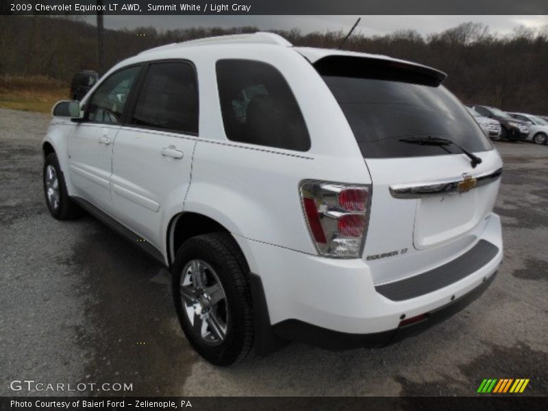 Summit White / Light Gray 2009 Chevrolet Equinox LT AWD