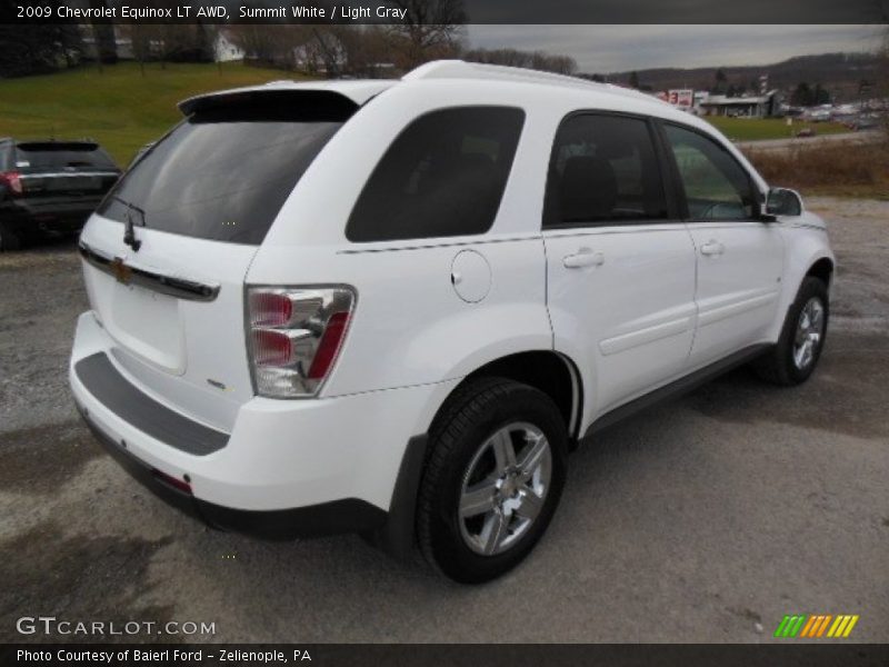 Summit White / Light Gray 2009 Chevrolet Equinox LT AWD