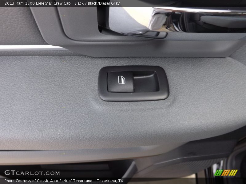 Black / Black/Diesel Gray 2013 Ram 1500 Lone Star Crew Cab