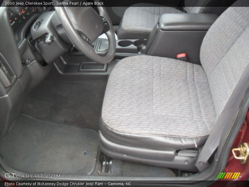 Sienna Pearl / Agate Black 2000 Jeep Cherokee Sport