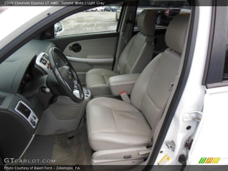 Summit White / Light Gray 2009 Chevrolet Equinox LT AWD