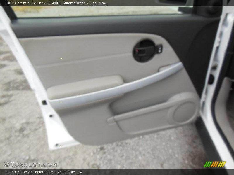 Summit White / Light Gray 2009 Chevrolet Equinox LT AWD