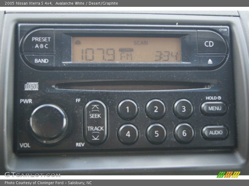 Audio System of 2005 Xterra S 4x4
