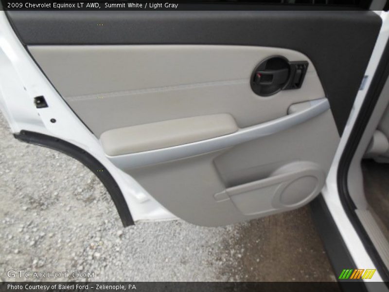 Summit White / Light Gray 2009 Chevrolet Equinox LT AWD