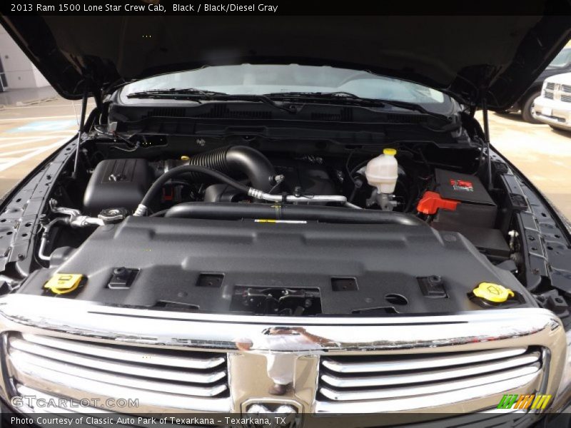 Black / Black/Diesel Gray 2013 Ram 1500 Lone Star Crew Cab