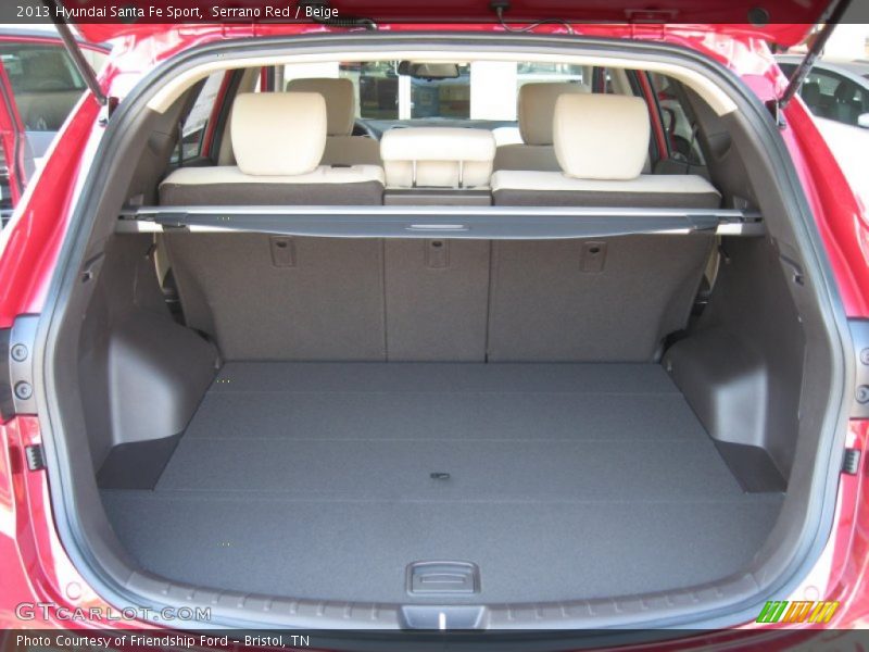 Serrano Red / Beige 2013 Hyundai Santa Fe Sport