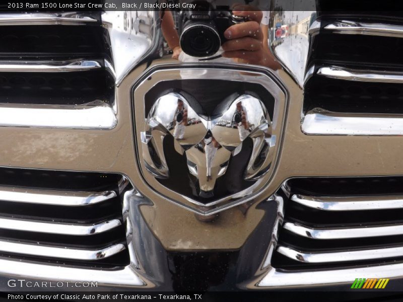 Black / Black/Diesel Gray 2013 Ram 1500 Lone Star Crew Cab