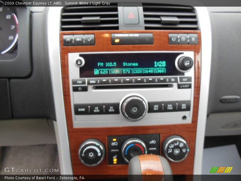 Controls of 2009 Equinox LT AWD