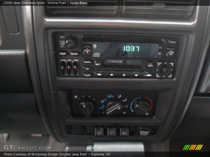 Sienna Pearl / Agate Black 2000 Jeep Cherokee Sport