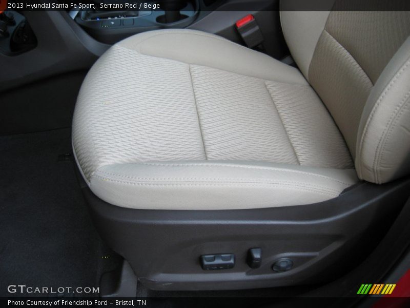 Serrano Red / Beige 2013 Hyundai Santa Fe Sport
