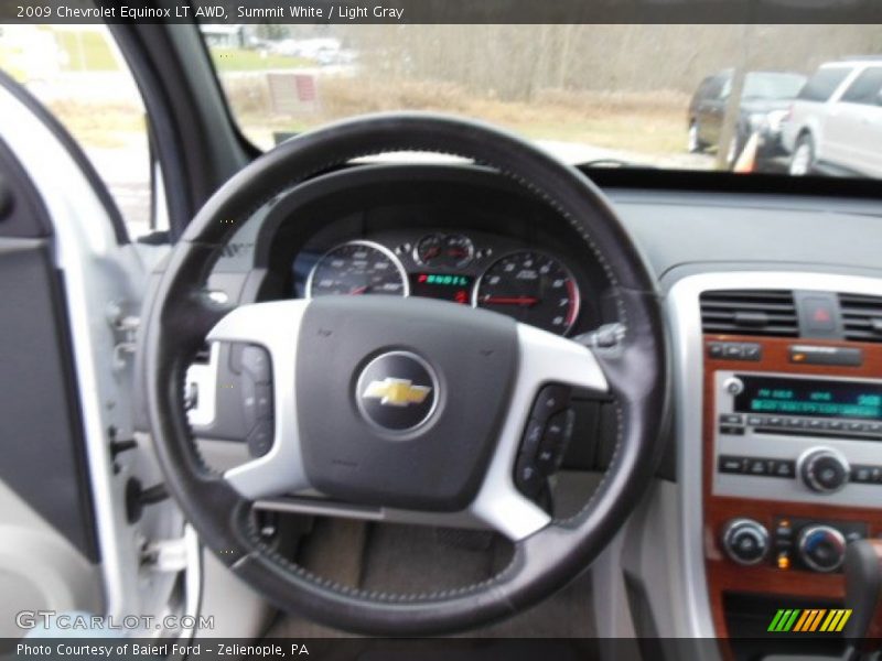 Summit White / Light Gray 2009 Chevrolet Equinox LT AWD