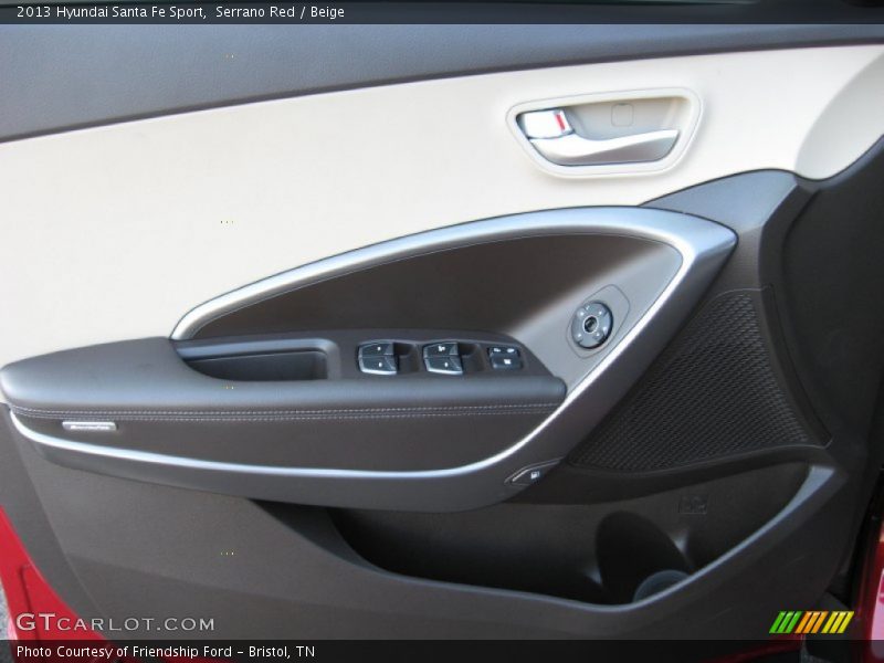 Serrano Red / Beige 2013 Hyundai Santa Fe Sport