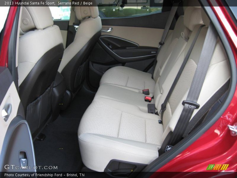 Serrano Red / Beige 2013 Hyundai Santa Fe Sport