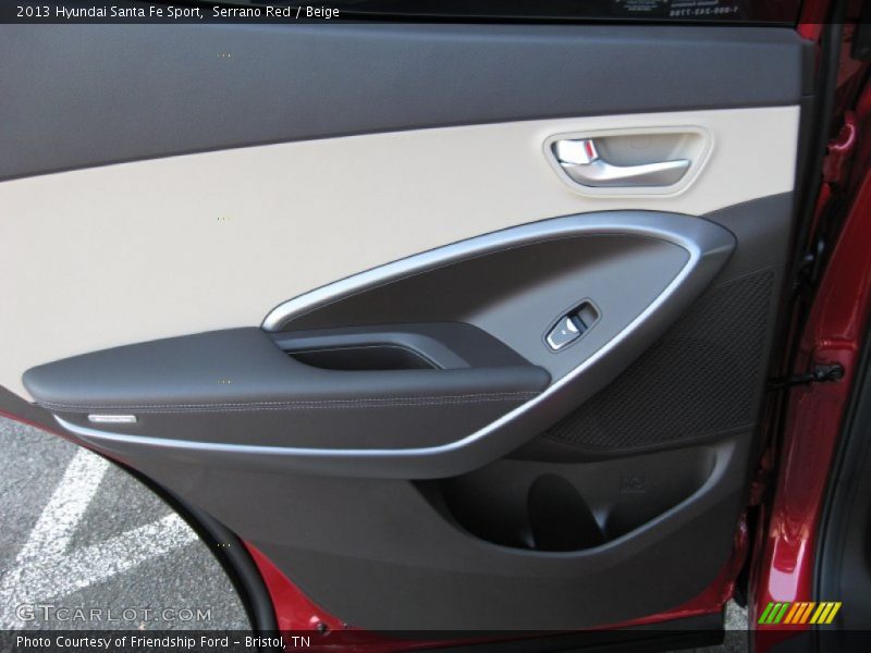 Serrano Red / Beige 2013 Hyundai Santa Fe Sport