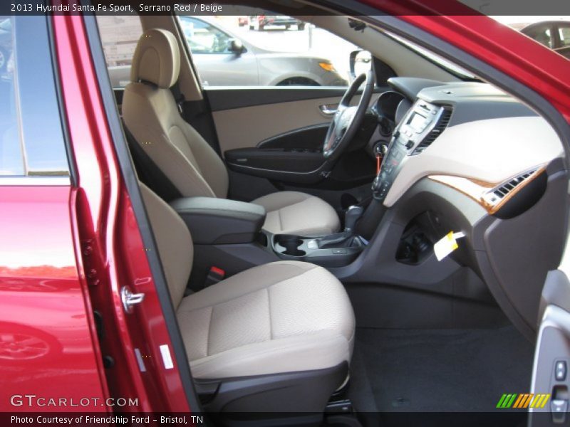 Serrano Red / Beige 2013 Hyundai Santa Fe Sport