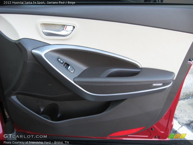 Serrano Red / Beige 2013 Hyundai Santa Fe Sport