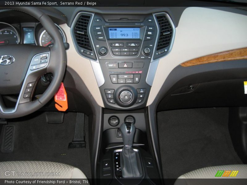 Serrano Red / Beige 2013 Hyundai Santa Fe Sport