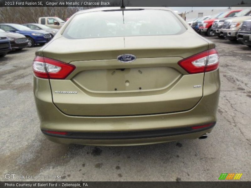 Ginger Ale Metallic / Charcoal Black 2013 Ford Fusion SE